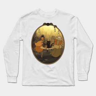 Dancing Time at the Huskin_ Bee Long Sleeve T-Shirt